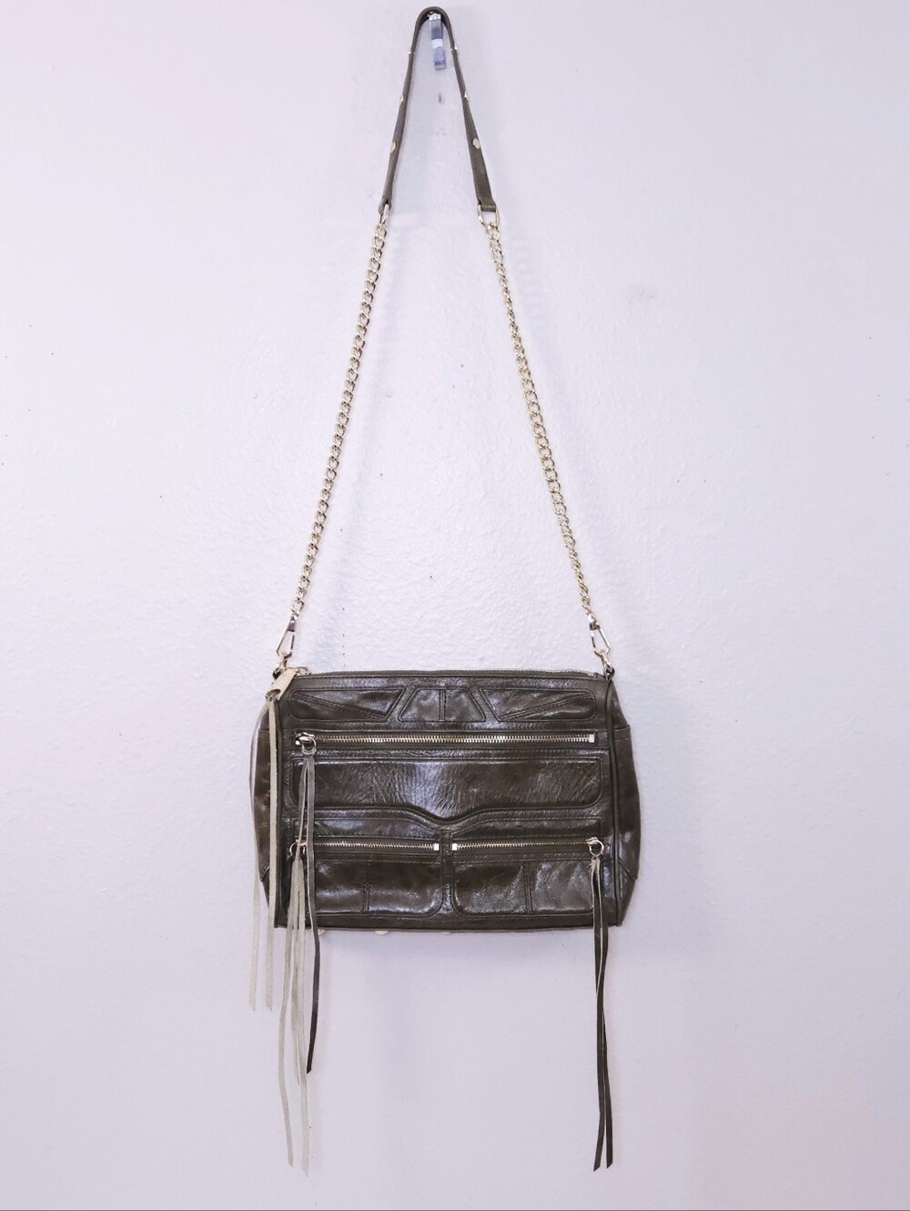 Rebecca Minkoff Mac Tri Zip Crossbody Shoulder Bag